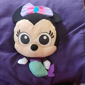 Mermaid Plush Toy with Bow